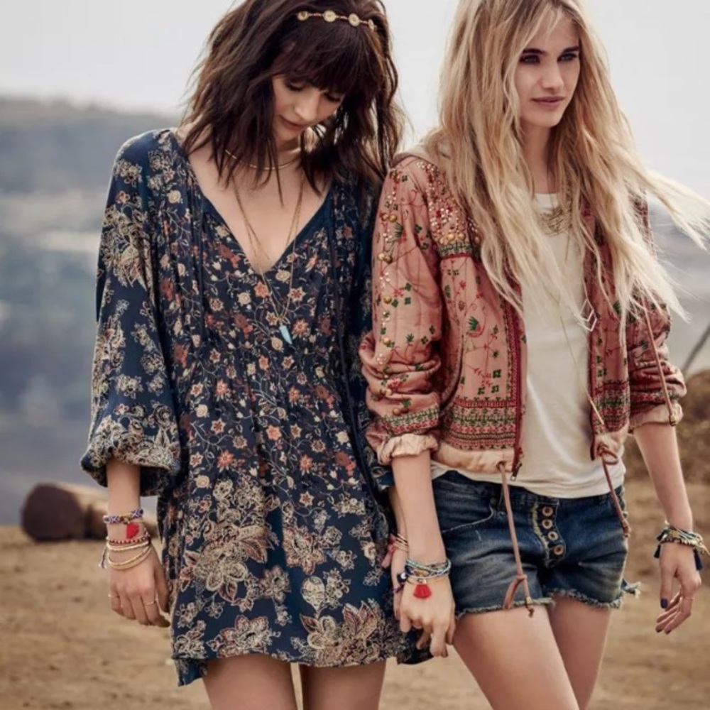 Raglan Swing DRESS Floral Paisley Lucky Loosey